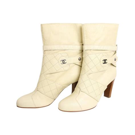 chanel quilted jeans|Chanel quilted ankle boots.